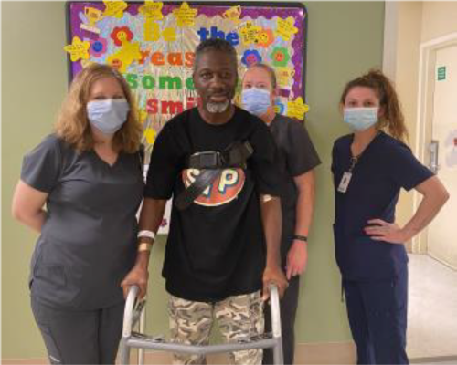 Bobby Ponds and some nurses