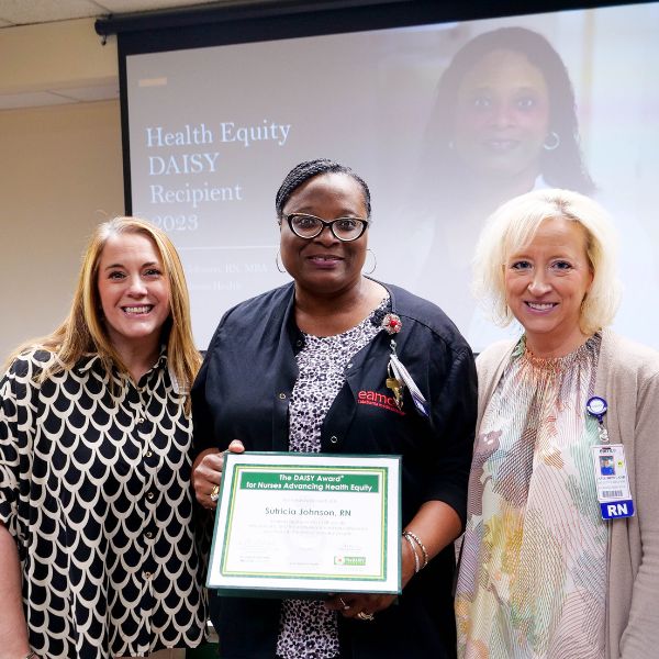 Sutricia Johnson, East Alabama Health Case management director and Daisy Award for Health Equity winner. 