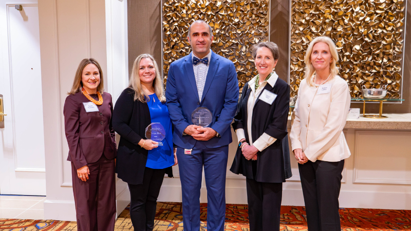 Employees honored with awards at East Alabama Health's first-ever State of the System address.